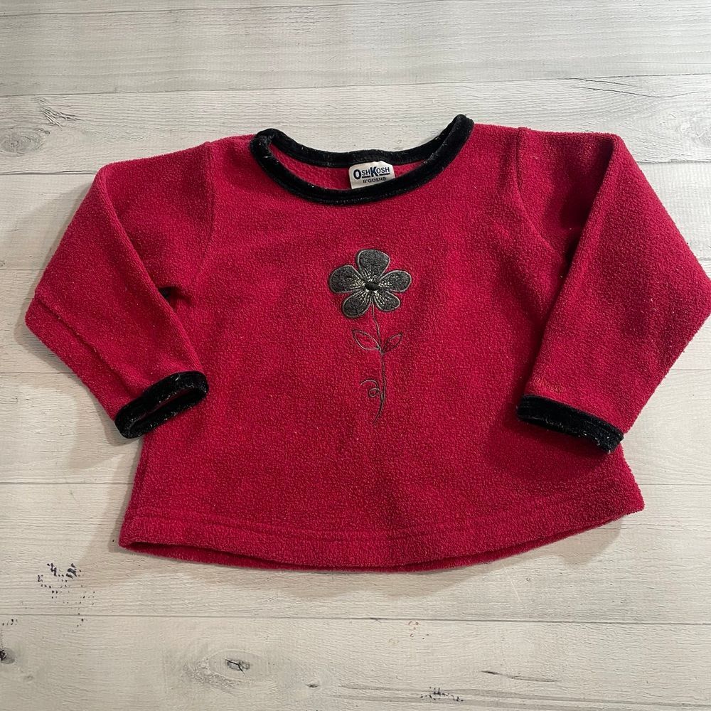 OshKosh B'Gosh vintage flower sweater 2t
